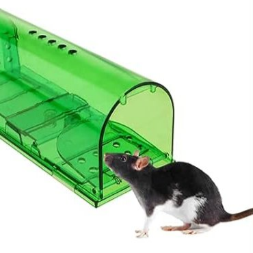 Capcana pentru soareci, Zola, capcana vie, din plastic, 17x6x6.4 cm, verde Capcana pentru soareci, Zola, capcana vie, din plastic, 17x6x6.4 cm, verde